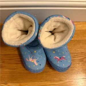 Joules Girls Unicorn Slippers